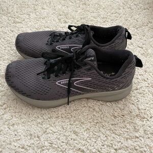 Brooks Charcoal Athletic Sneakers